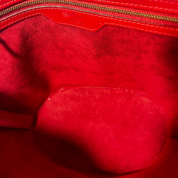 GUC Louis Vuitton Saint Jacques Red Epi Tote - Picture 10 of 12